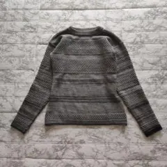 S.N.S HERNING　フィッシャーマンプルオーバー　ニット　S