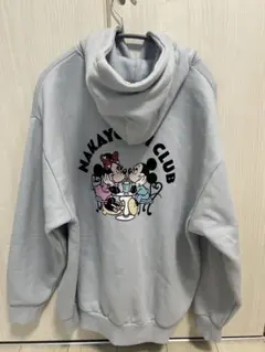 東京ディズニーリゾート ミッキー ミニー パーカー 水色　Lサイズ