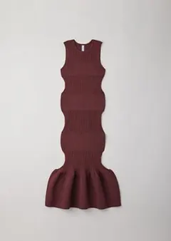 美品＊CFCL シーエフシーエル FLUTED DRESS 5 グリーン - メルカリ