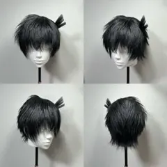 名探偵コナン　工藤新一　コスプレ　ウィッグ　完成品　カットセット済み