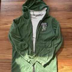 DIESEL フルジップパーカー 緑 12歳