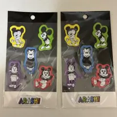 嵐　ステッカー2個セット　ディズニー　ミッキーマウス
