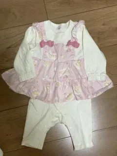 クーラクール　ケーキ柄　ロンパース　70cm