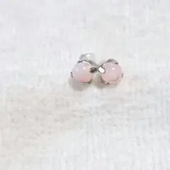 マザーオブパールピンクスタッドピアス4㎜