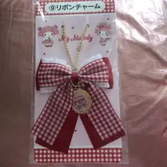 サンリオ　マイメロディくじ　My Melody リボンチャーム