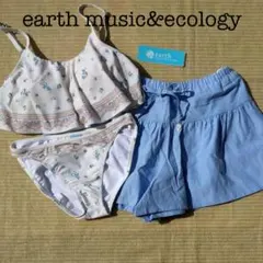 ea-72★新品★earth music&ecology水着★9Mパンツ付ビキニのサムネイル