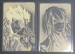 家庭教師ヒットマンREBORN ザンザス　スクアーロ　箔カード　コレクション