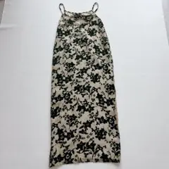 【希少】L FENDI シルク混 総柄 花柄 ボタニカル ロング丈 ワンピースのサムネイル