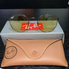 Ray-Ban レイバン RB3447 イエローレンズ ラウンド型 サングラス