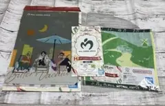 ミセス1番くじ クリアファイル、立体メモ、ジャガードタオル