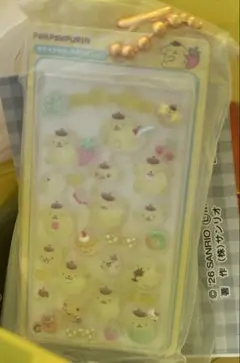 ポムポムプリン ボンボンドロップ ミニチュアチャーム2 サンリオ　ポムポムプリン