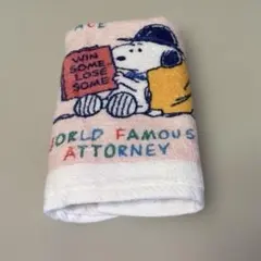 SNOOPY スヌーピー　フェイスタオル　大阪西川　日本製