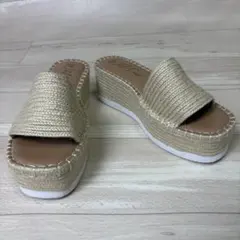 【Wild Pair】エスパドリーユ　厚底　プラットホームサンダル　24cmのサムネイル