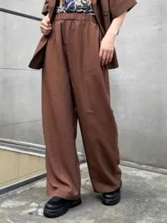 CIAOPANIC TYPY ワイドパンツ ブラウン　Lサイズのサムネイル