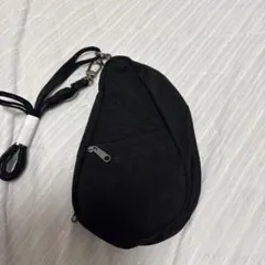 HEALTHY BACK BAG ブラックミニショルダーバッグ