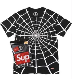 Supreme Hanes Spider-Man Black tee M 2枚