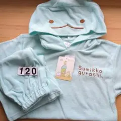 夏服処分セール！【120】半袖パジャマ★すみっコぐらし★とかげ★タオル生地のサムネイル