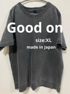 Good on グッドオン グレー クルーネック半袖スウェット XLサイズのサムネイル