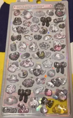 しろくろボンボンボンボンドロップシール 国内正規品