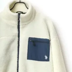 U.S. POLO ボアフリースジャケット