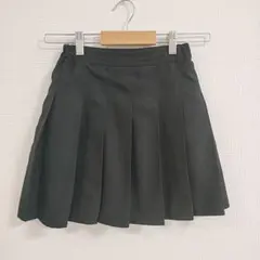 GLOBAL WORK ブラック プリーツスカート インパン付　140