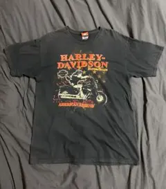 良柄ハーレーダビッドソンTシャツ 黒XL 09年コピーライト - メルカリ