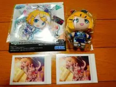 プロセカ 鏡音リン ぬいぐるみ 缶バッジ ぱしゃこれ セット