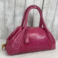 ●希少レア●Ferragamo フェラガモ　クロコダイル　マットクロコ　バッグ