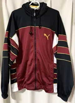 PUMA プーマ ビッグロゴ 両面刺繍 表記M 着用感L トラックジャケット