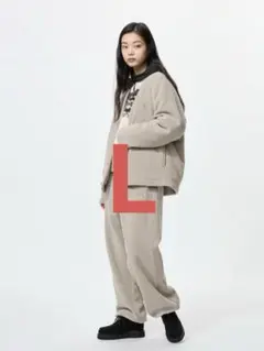 UNIQLO Needles コラボ　パンツ　ベージュ　Lサイズ　丈長め　新品