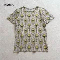 ノーマ　総柄半袖Tシャツ　カットソー　日本製　ヴィンテージ　個性的　古着のサムネイル