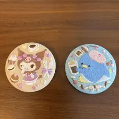 サンリオ　刺繍バッチ　クロミ　タキシードサム