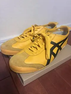 美品　オニツカタイガー　29センチ　Mexico66 メキシコ66 ステッカー付