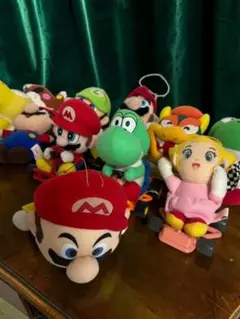 当時物 スーパーマリオ ぬいぐるみ 12体 セット マリオカート マントマリオ 当時物 スーパーマリオ ぬいぐるみ 12体 セット マリオカート マント
