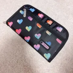 LeSportsac ハート柄ポーチ