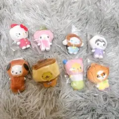 サンリオ ちびっとも シークレットキーホルダー　和菓子　コンプリート