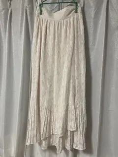 NICE CLAUP ロングスカート 白 未使用