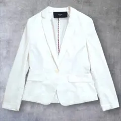 Paul Smith リネン混 テーラードジャケット 38 M 白 ホワイト