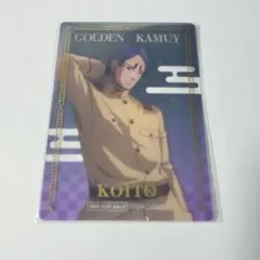 ゴールデンカムイ PLAZAノベルティ　鯉登クリアカード