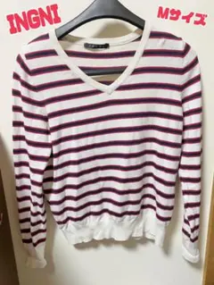 【INGNI】ボーダーニット Ｍサイズ