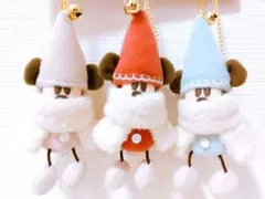 リルリンリン　ぬいぐるみチャーム　キーホルダー　ディズニー　クリスマス