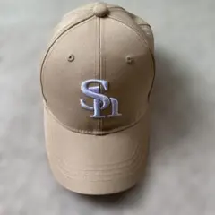 ソフトバンクホークス　コカコーラキャップ　ベージュ