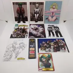 僕のヒーローアカデミア　イラストカード、ポストカード、しおり、SCFカード