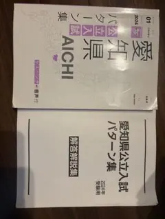 2024年 愛知県公立入試パターン集 受験用のサムネイル