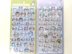 ちいかわ ボンボンドロップシール 第二弾 2種セット　みんなニコニコ　モモンガ