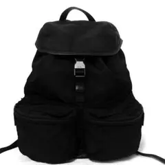 良品　大容量　PRADA プラダ　リュック　バックパック　ナイロン　黒　A4