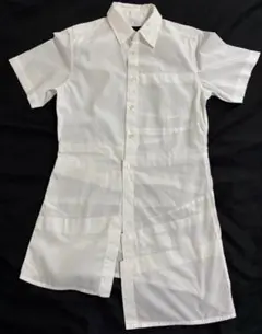 ブラックコムデギャルソン レース切り替えシャツ XS ホワイト AD2015 COMME des GARCONS SHIRT コムデギャルソンシャツ W27032 AD2019
