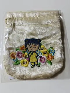 新品未開封 ちびまる子ちゃん MARUKO楼 サテン巾着バッグ - メルカリ