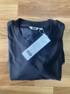 UNIQLO エアリズムコットン 長袖カットソー XL 09 Black