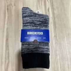 【新品】BIRKENSTOCK グレー ブラック ストライプ ソックスのサムネイル